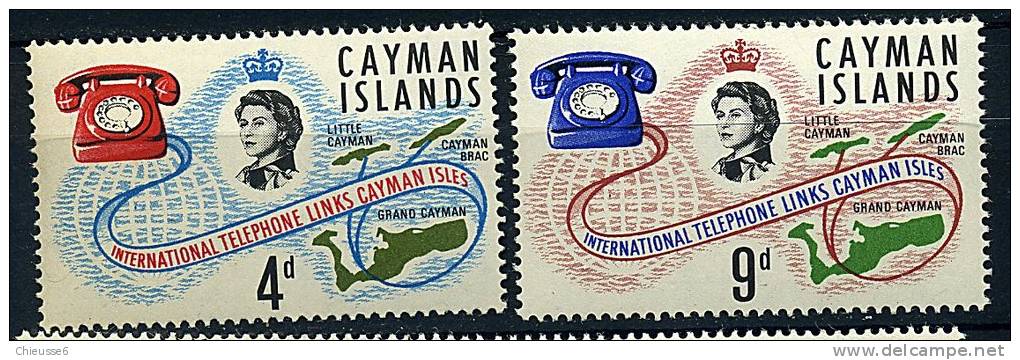 S	Iles Caïmanes ** N° 193/194 - Inaug. Des Liaisons Telephoniques Internationales - Cayman Islands