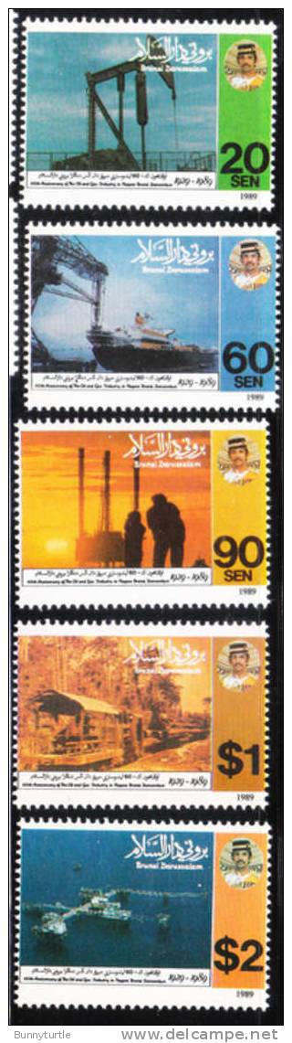 Brunei 1989 Oil &amp; Gas Industry 60th Anniversary MNH - Brunei (1984-...)