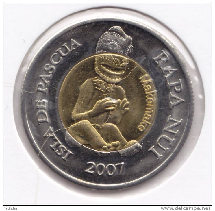 @Y@   Eastern Island / Paaseiland  500 Pesos 2007   RARE   (  Item 2006 ) - Andere - Azië