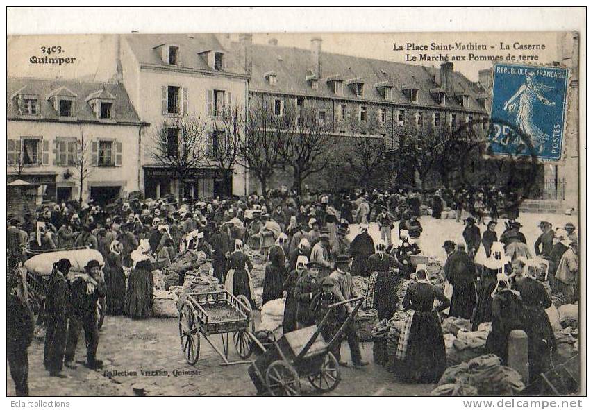 Quimper  29     Le Marché Aux Pommes De Terre - Quimper