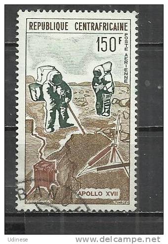 CENTRAL AFRICA 1973 - APOLLO 17 XVII - USED OBLITERE GESTEMPELT USADO - Africa