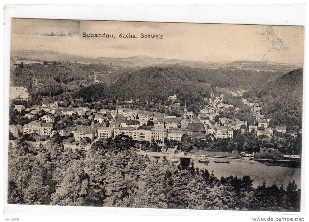 Bad Schandau - Panorama 2 - Bad Schandau