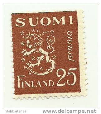 1930 - Finlandia 144 Ordinaria C2015 - Unused Stamps