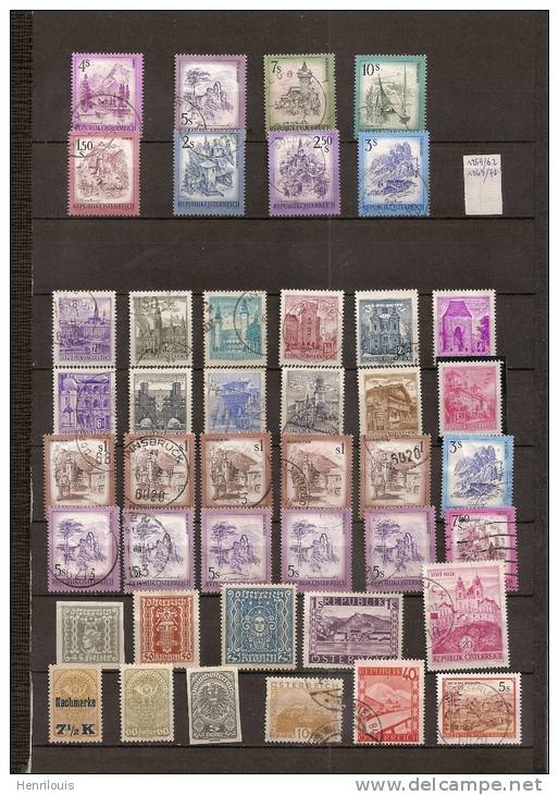 AUTRICHE Lot De Timbres Oblitérés  (ref 325 ) - Sammlungen