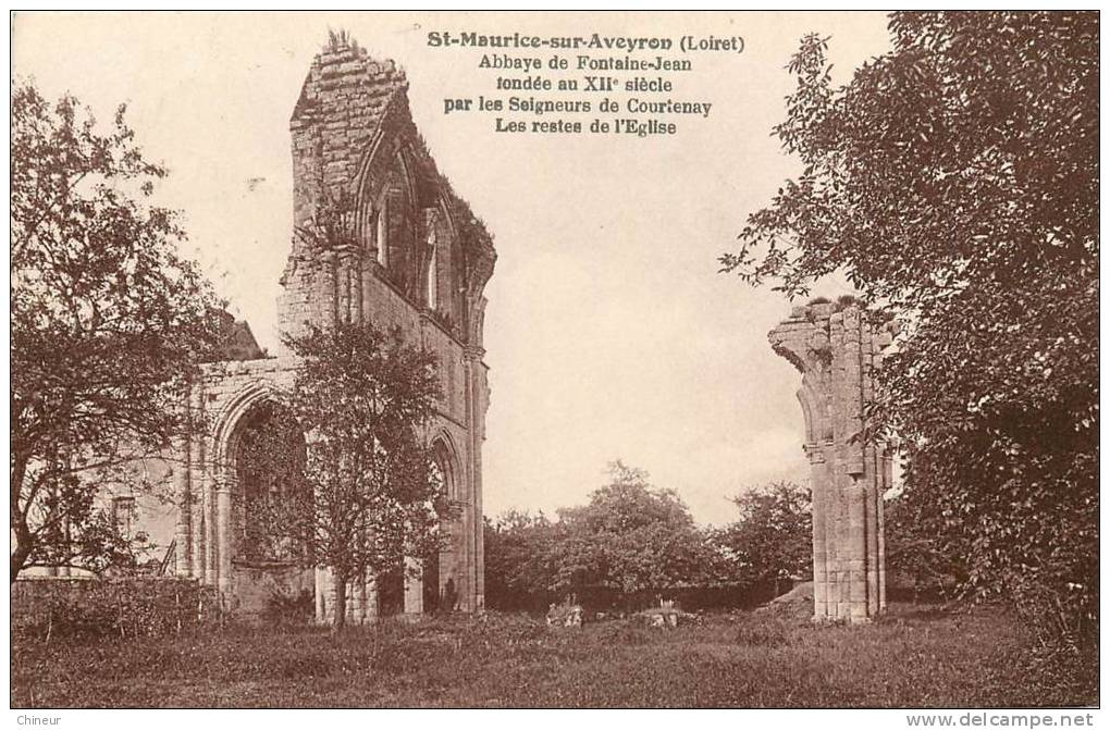 SAINT MAURICE SUR AVEYRON ABBAYE DE FONTAINE JEAN - Other & Unclassified