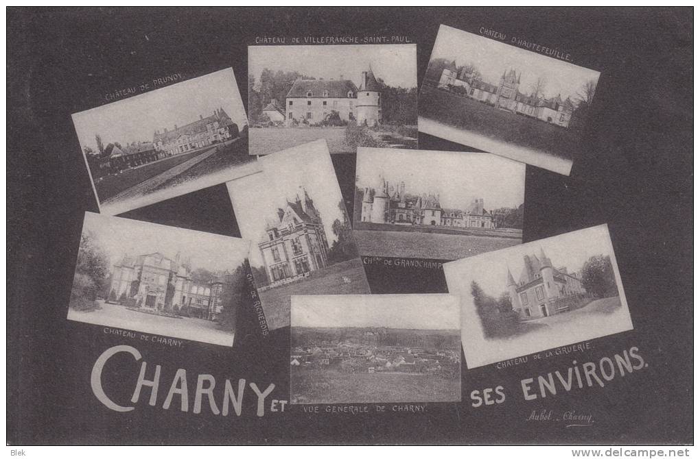 89. Yonne . Multivues .  Charny  Et Ses Environs . - Charny