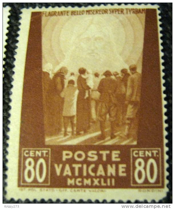 Vatican City 1942 Prisoners Of War Relief Fund 80c - Mint - Ungebraucht