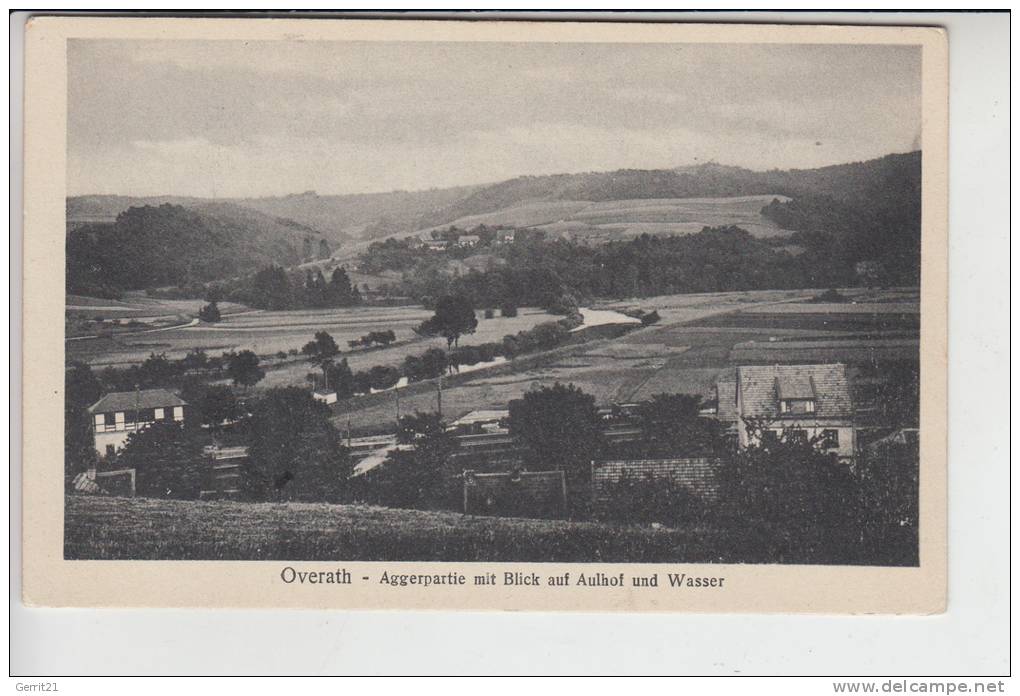 5063 OVERATH, Aggerpartie Mit Blick Auf Aulhof & Wasser 191.. - Overath