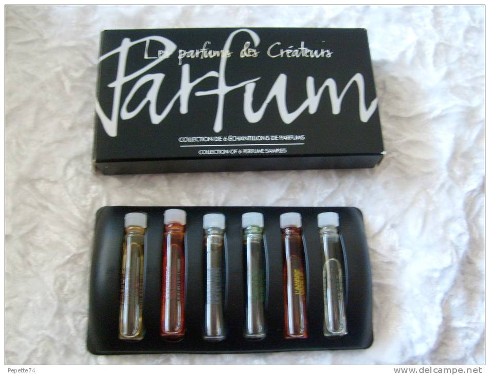 Collection De 6 échantillons De Parfums - Les Parfums Des Créateurs - 6x1 Ml - Campioncini Di Profumo (testers)