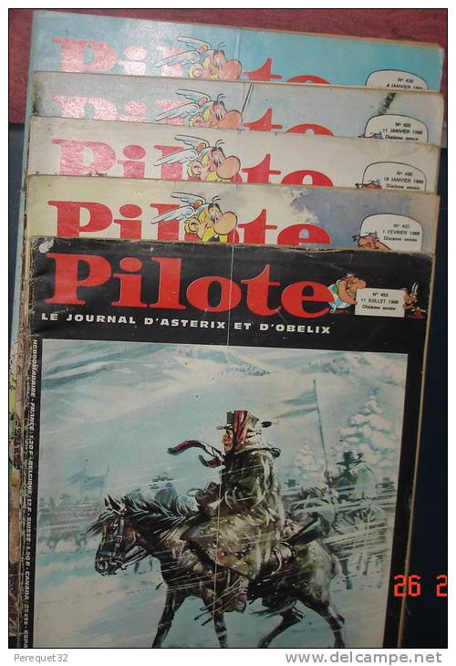 Lot De 5 Pilote.N°428,429,430,432,453 - Pilote