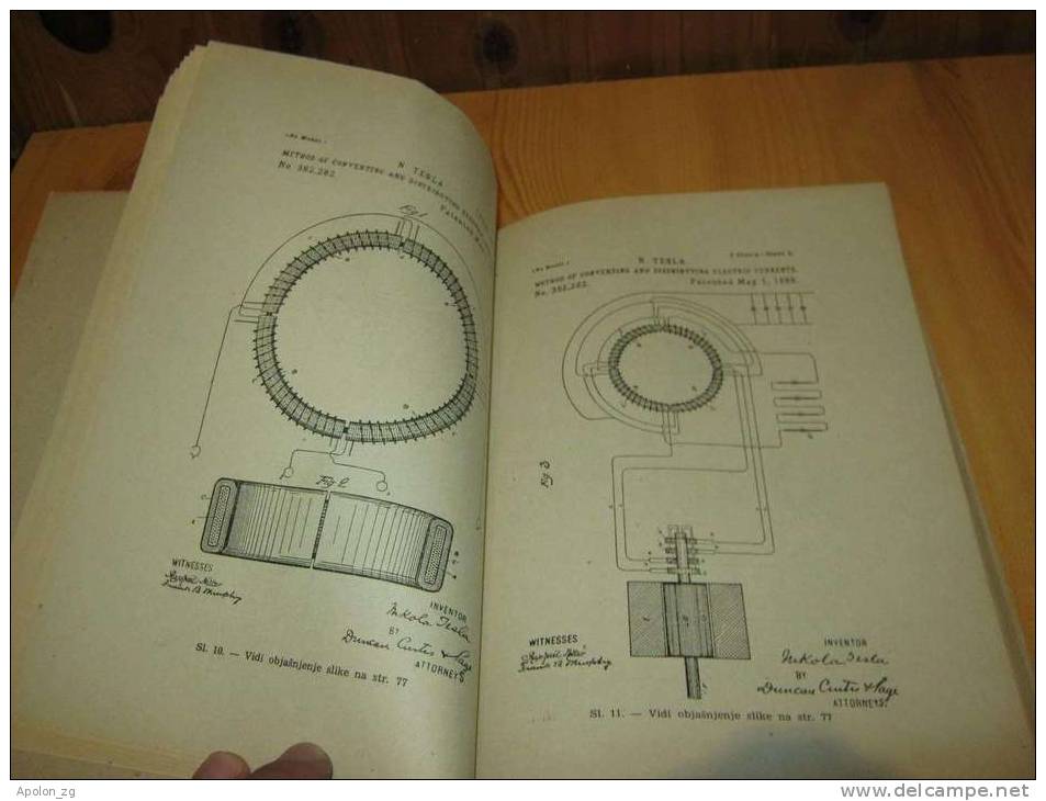 NIKOLA TESLA * NIKOLA TESLA By Vojislav Popovic.1951,SERBO-CROATIAN Language, Book From 1951 VERY RARE !!! - Langues Slaves