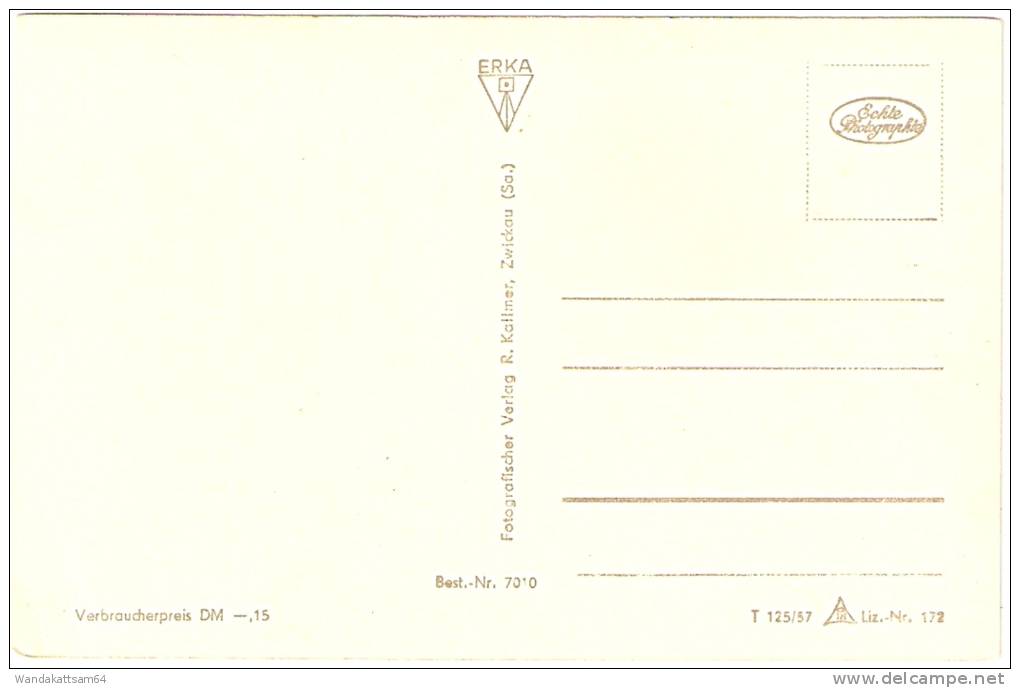 AK 7010 Rehefeld I. Erzgeb. Blick Zum FDGB-Ferienheim "Aufbau" Fotografischer Verlag R. Kallmer, Zwickau (SA.) Echte Pho - Rehefeld