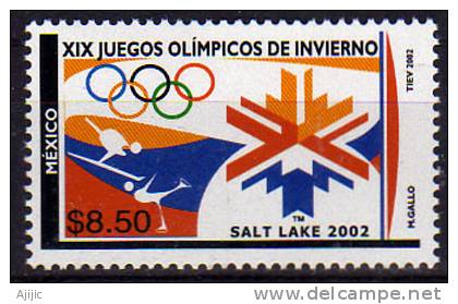 Mexico . Jeux Olympiques D´Hiver Salt Lake City 2002. Un T-p Neuf ** - Invierno 2002: Salt Lake City