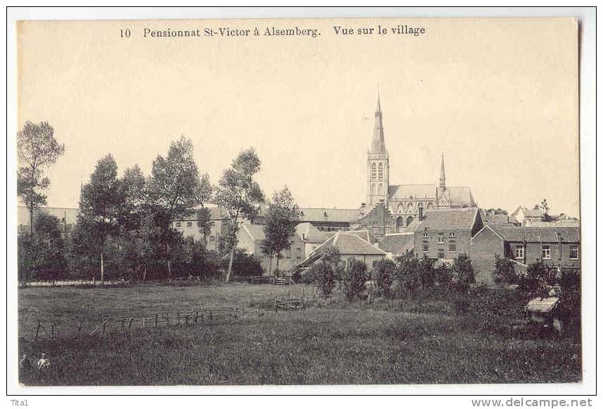 D10336 - Pensionnat St-Victor à Alsemberg - Vue Sur Le Village - Beersel