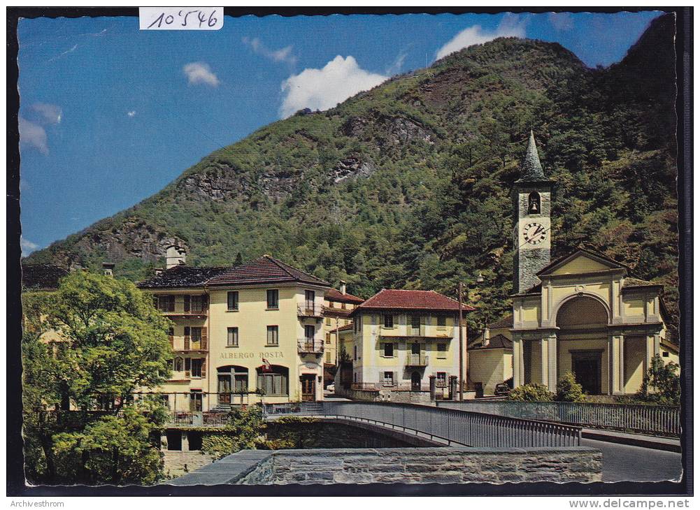 Bignasco (Valle Maggia) - Albergo Della Posta - Ca 1969 - Auberge Restaurant ; Form. 10 / 15 (10´546) - Maggia