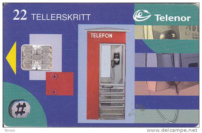 Norway, N100, Telefonkiosk, CN : C78014207, 2 Scans. - Norwegen