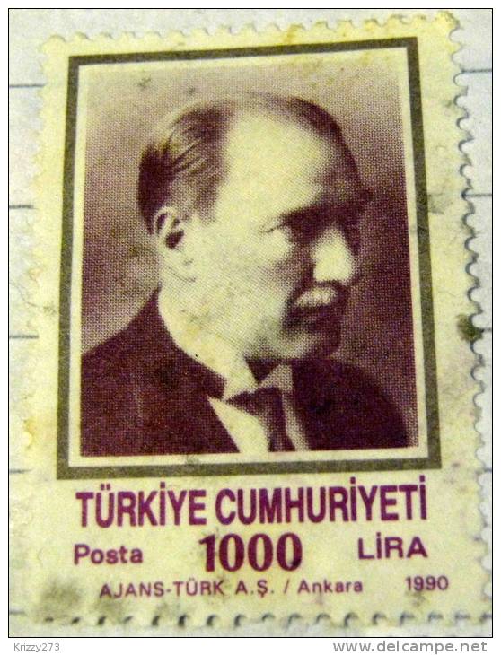 Turkey 1990 Kemal Ataturk 1000l - Used - Usados