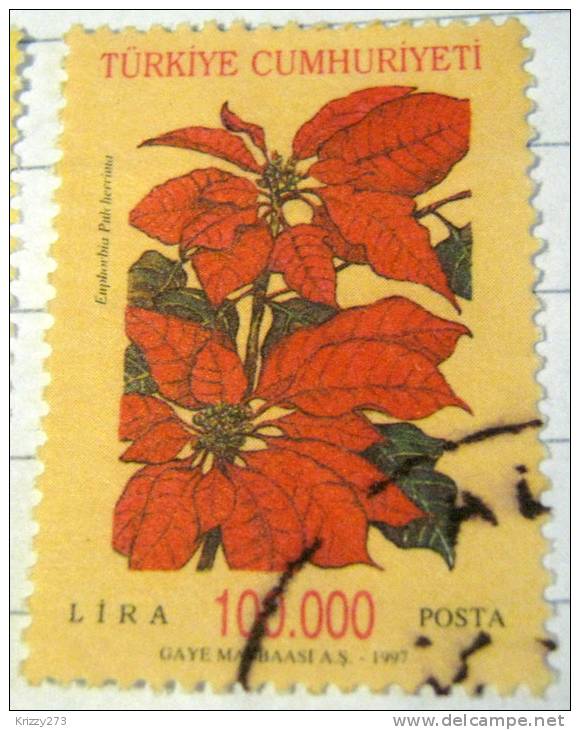 Turkey 1997 Flowers 100L - Used - Usados