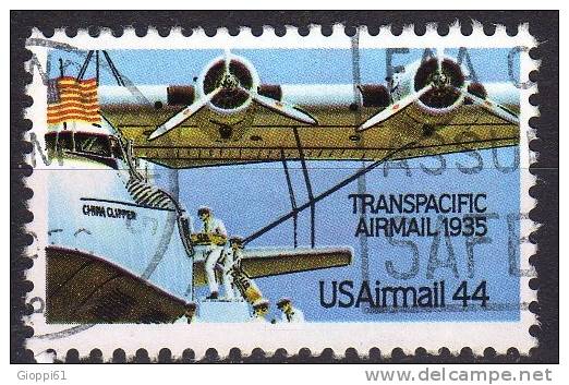 1985 Stati Uniti Cinquantenario Del Servizio Transpacifico Di Posta Aerea - 3a. 1961-… Used