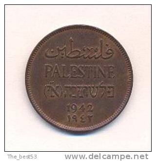 Palestine (Israël)  -  2 Mils -  1942  -  Bronze  -   TTB + - Israel