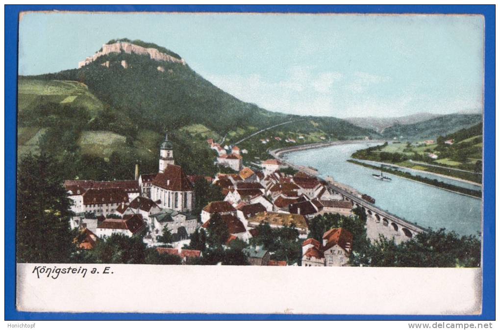 Deutschland; Königstein Saechsische Schweiz - Koenigstein (Saechs. Schw.)