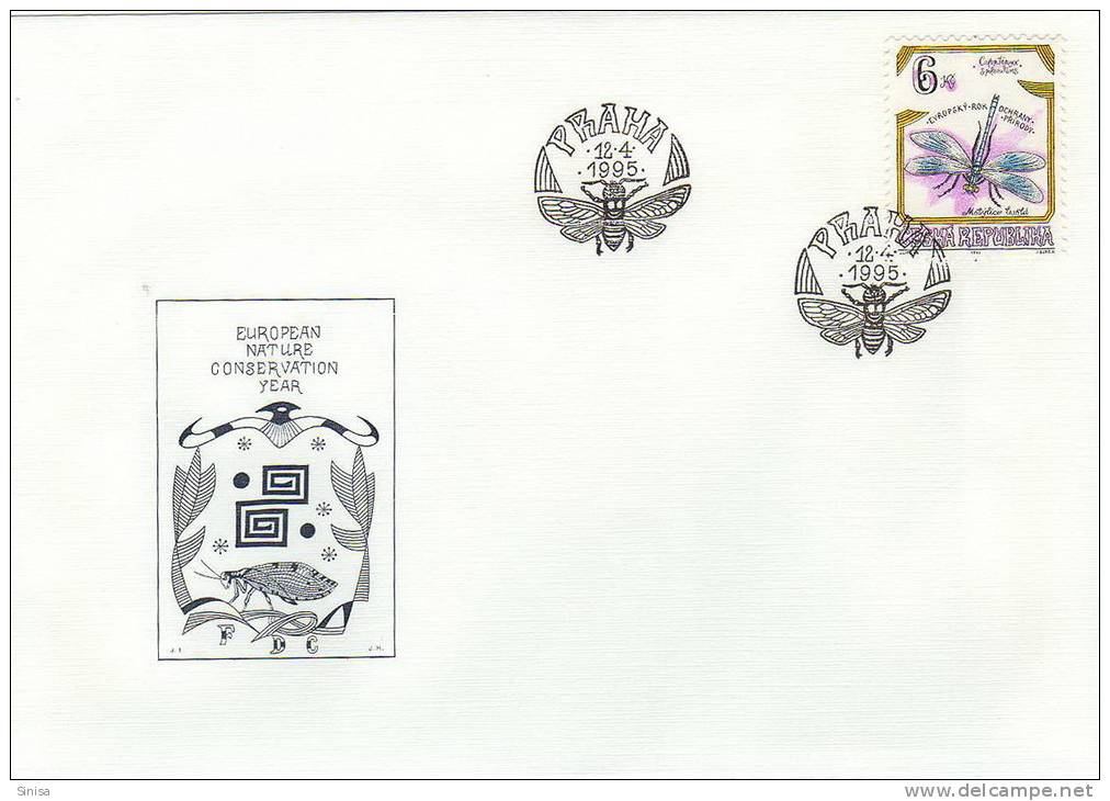 Czech Republic / FDC / Nature / Insects - Lettres & Documents