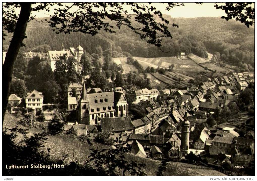 AK Stolberg/Harz, Blick Von Der Lutherbuche, Ung, 1960 - Stolberg (Harz)