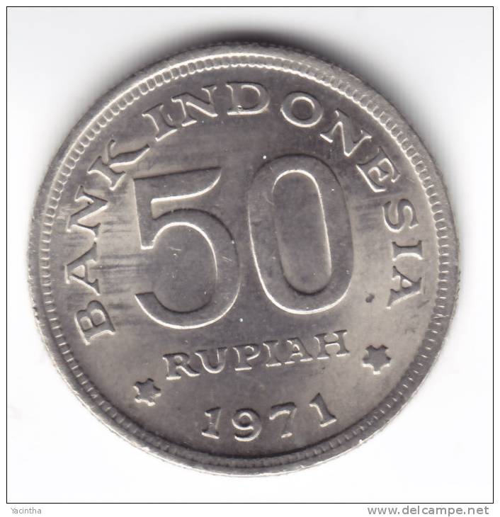 @Y@  Indonesie  50 Rupiah 1971    UNC     (C76) - Indonesien