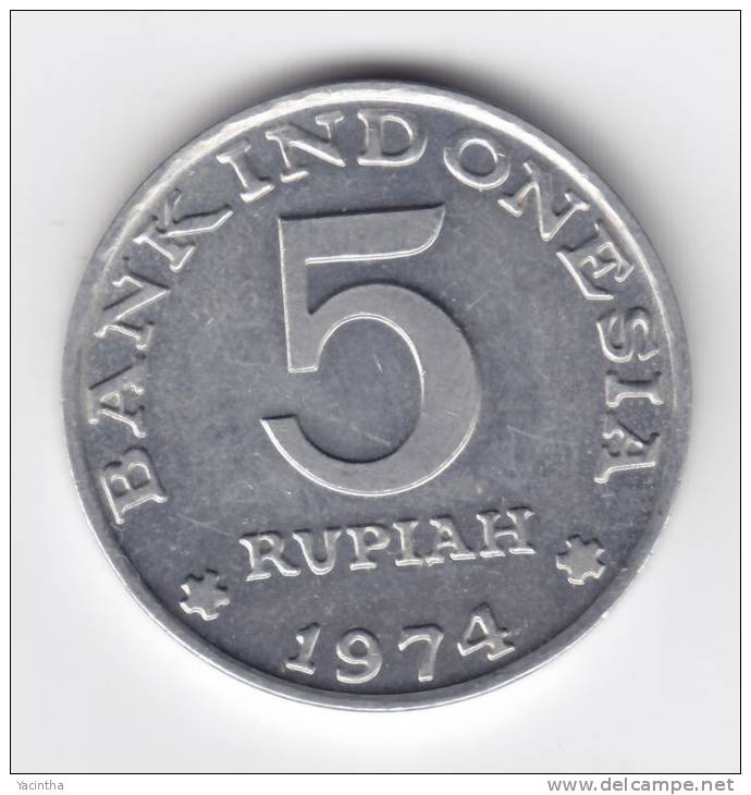 @Y@  Indonesie  5 Rupiah 1974   UNC     (C66) - Indonesien