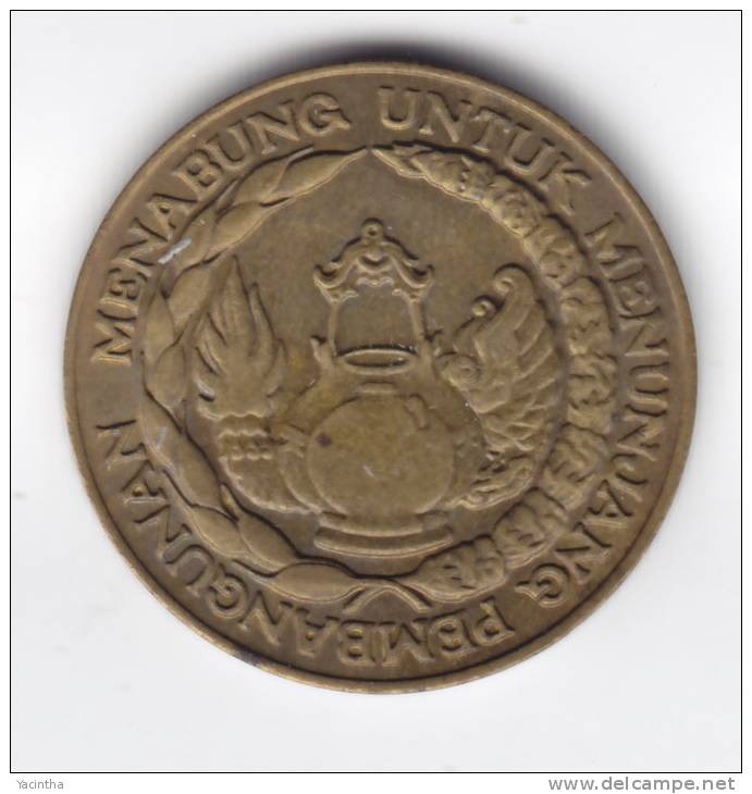 @Y@  Indonesie 10 Rupiah 1974  AUNC     (C97) - Indonésie