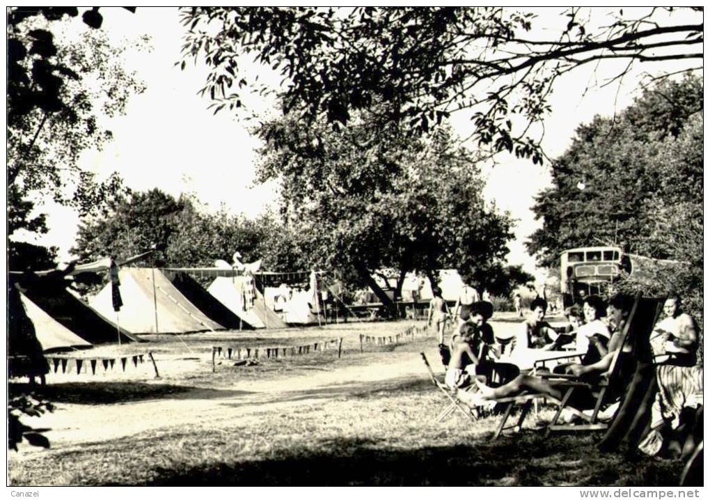 AK Zaue/Kr. Lübben, Am Schwielochsee, Zeltplatz, Gel, 1973 - Lübben (Spreewald)