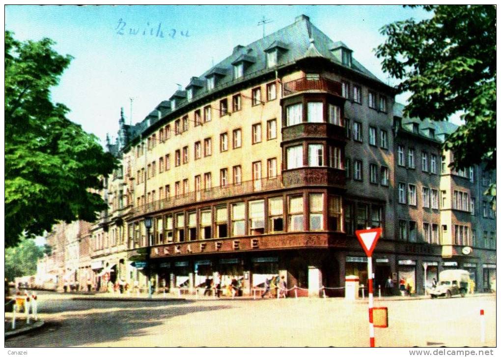 AK Zwickau, Ringkaffee, Ung, 1962 - Zwickau