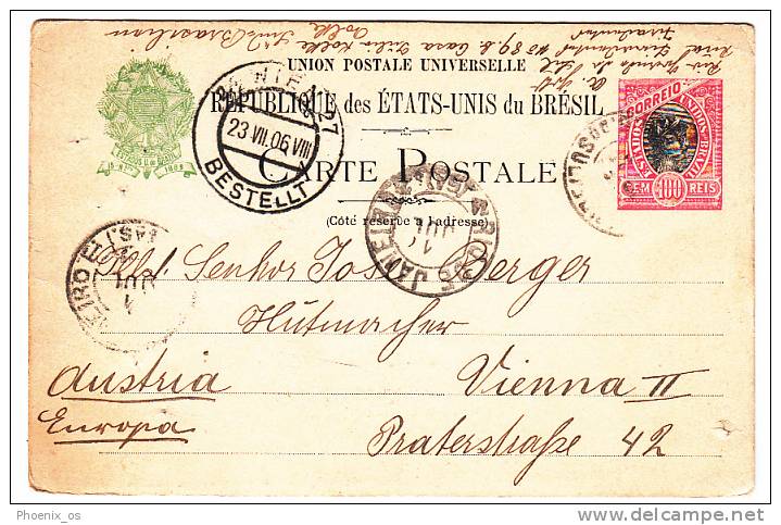 BRAZIL - Postal Card, Carte Postale, Rio De Janeiro, Year 1906, UPU - Lettres & Documents