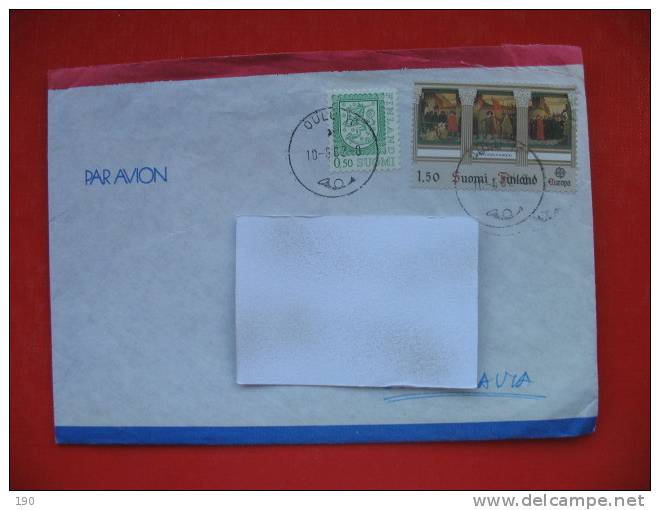 LETTER FROM FINLAND TO YUGOSLAVIA - Covers & Documents