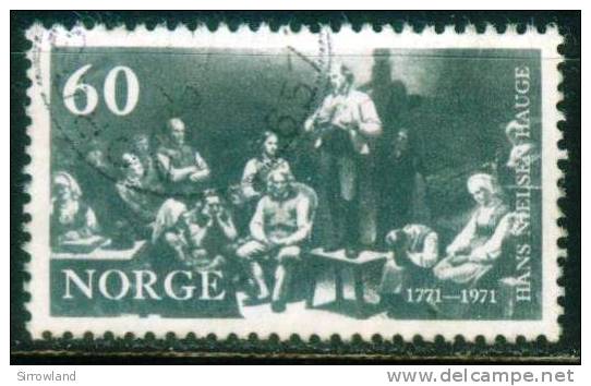 Norwegen  1971  Hans Nielson Hauge (Volkserzieher)  (1 Gest. (used))  Mi: 625 (0,40 EUR) - Gebraucht