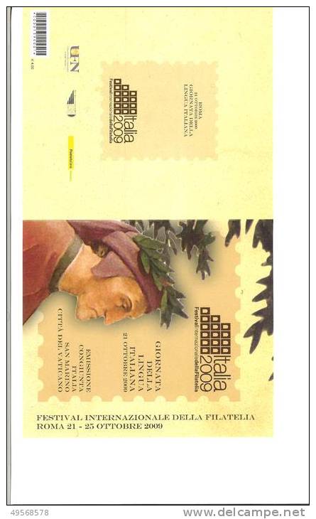 CITTA' DEL VATICANO  FOLDER EMISSIONE CONGIUNTA 2009 - GIORNATA DELLA LINGUA ITALIANA - ITALIA 2009 - - Unused Stamps