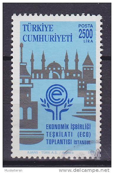 Turkey 1993 Mi. 2988    2500 L Gipfelkonferenz (ECO) - Usados