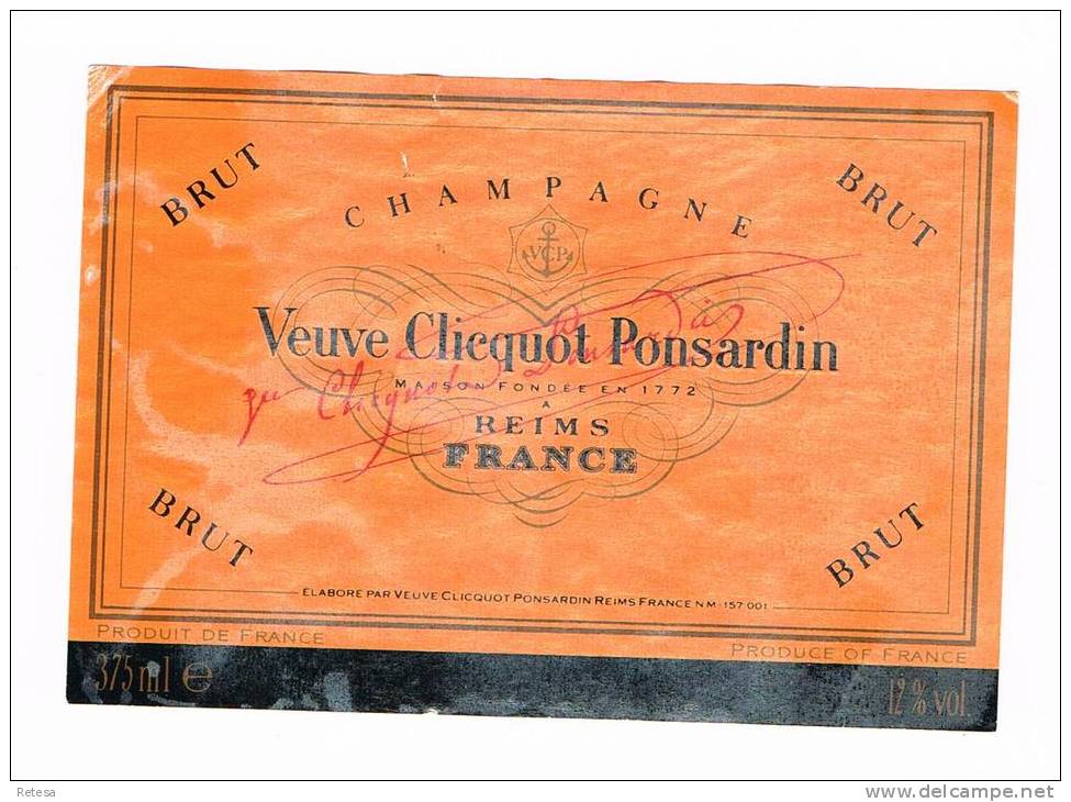 Veuve Clicquot Champagne, Brut - 375 ml