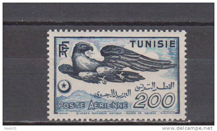 Tunisie YT PA 13 ** : Aigle - 1949 - Airmail