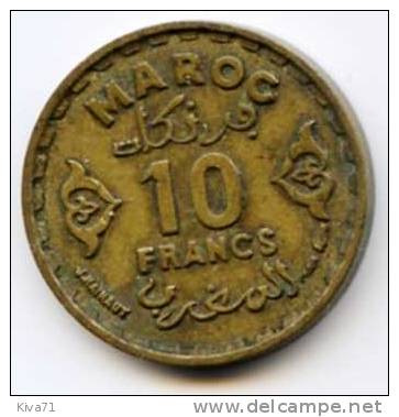 10 Francs \"MAROC\"  1371 - Morocco