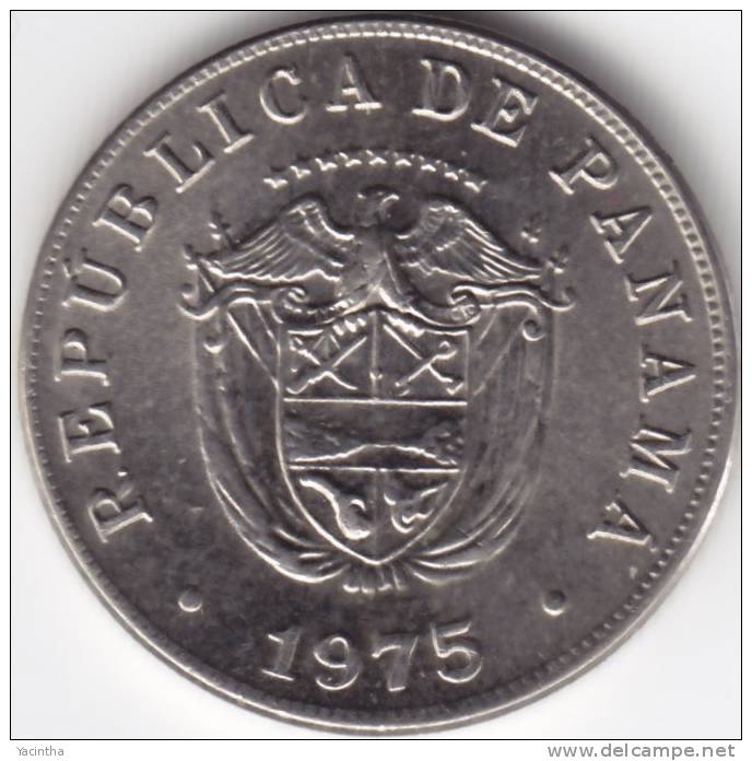 @Y@     Panama 5 Centesimos 1975  UNC   (C294) - Panama