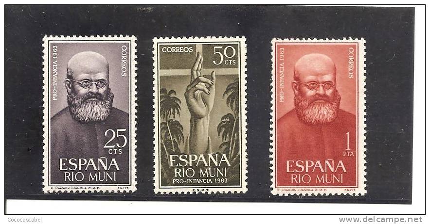 Río Muni - Edifil 37-39 - Yvert 37-39 (MNH/**) - Rio Muni