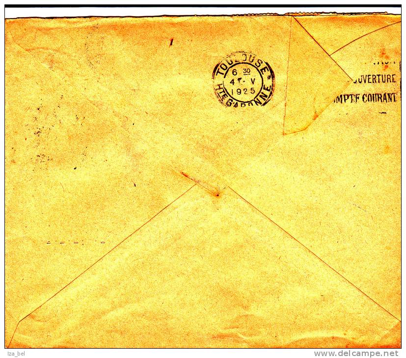 N°193(2)-194(4)-198 Bruxelles 2.V.1925 S/l.PUBLICITAIRE Ill."aviculture" V.Toulouse.TB - Storia Postale