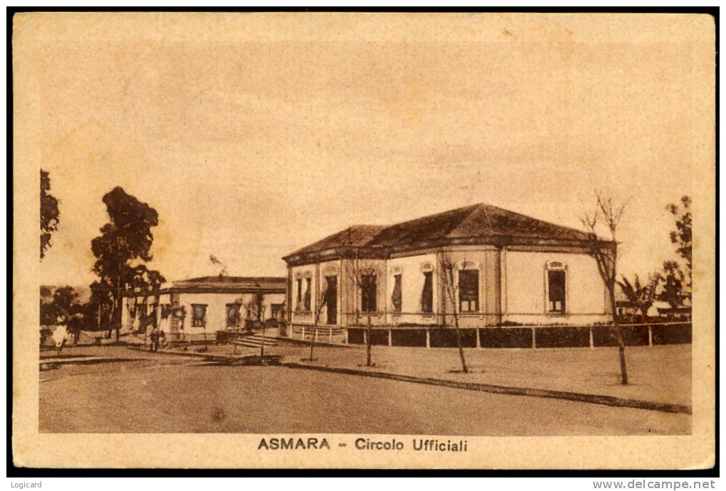 ASMARA ERITREA CIRCOLO UFFICIALI 1937 - Eritrea