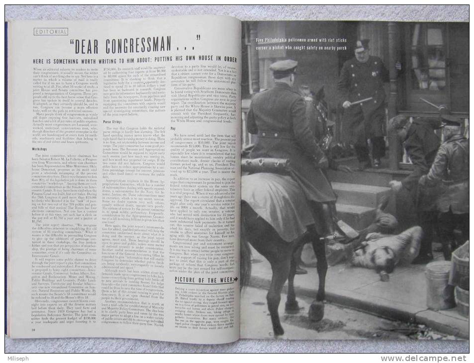 Magazine LIFE - MARCH  11 , 1946   -  1/-      (2969) - Novità/ Affari In Corso