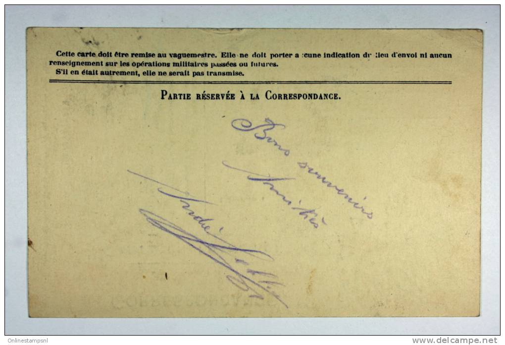 France Carte Correspondance Des Armee De La Republique 1918 - Brieven En Documenten
