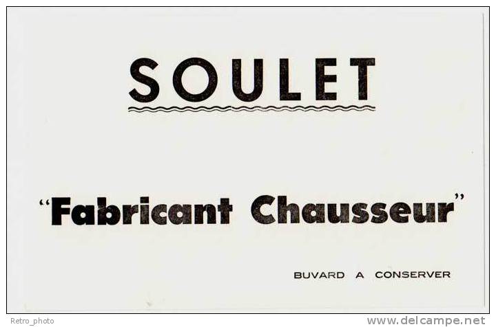 2 Buvards Soulet, Fabricant Chausseur - Schuhe