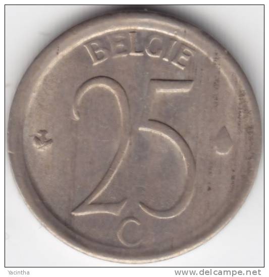 @Y@   Belgie  25  Centimes  1969 Unc  Nice Patina    (C460)   LÖÖK - Ohne Zuordnung