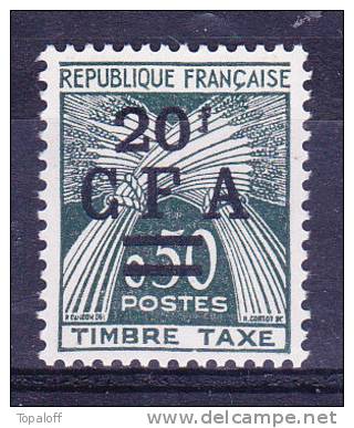 Réunion  Taxe N°47 Neuf Sans Charnière - Timbres-taxe