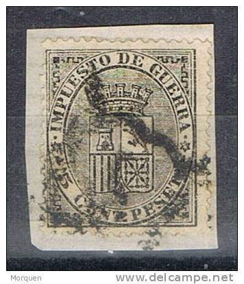 Sello 5 Cts Impuesto De Guerra 1874, ARAÑA De Granada, Num 141 º - Oorlogstaks